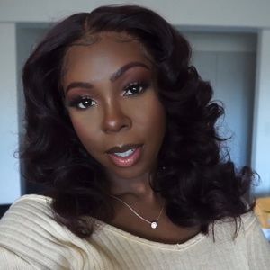 BURGUNDY WATER WAVE WIG